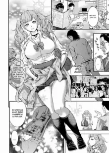 Shigaoka Touki] JK Bitch Gyaru ga Enkou o Chichioya ni Okorareta node Kinshin Soukan Shite yatta | A Highschooler Bitch Gyaru's Incestuous Sex With Her Father Angry At Her For Prostituting Herself, Español