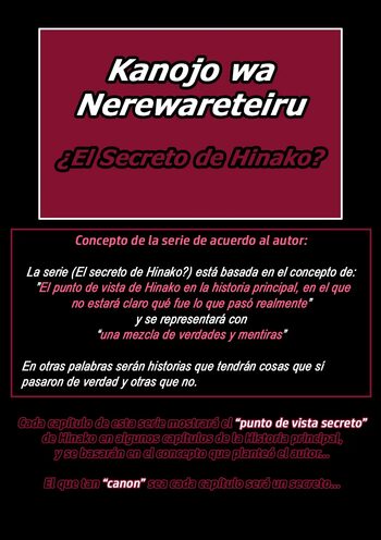 Kanojo wa Nerewareteiru - El secreto de Hinako? 3 - El secreto travieso entre mi novia y mi amigo, Español