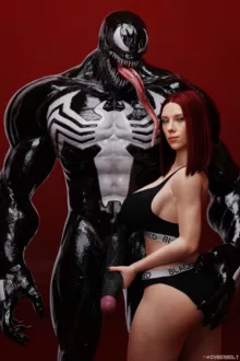 Black Widow x Venom, English