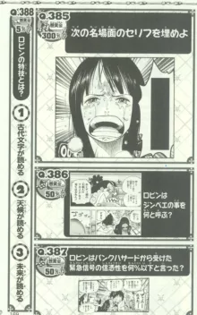 One Piece 500 Quiz Book, 日本語