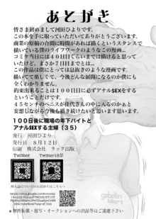 100日後に職場の年下バイトとア○ルS○Xする主婦（35）, 日本語