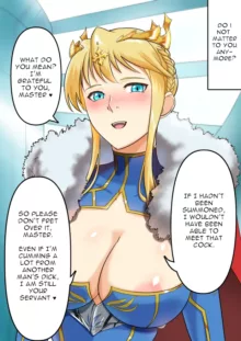 Artoria Tanin Chinpo ni Hamaru | Artoria is Addicted to Another Man's Cock, English