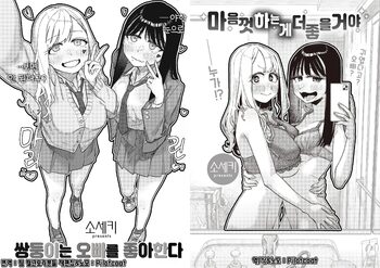 Futago wa Onii-chan ga Osuki & Omoikiri Shita Hou ga Ii wa | 쌍둥이는 오빠를 좋아한다 & 마음껏 하는게 좋을거야 (decensored)