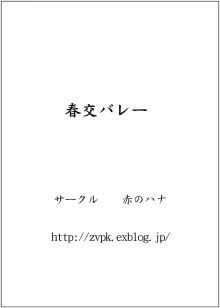 春交バレー, 日本語