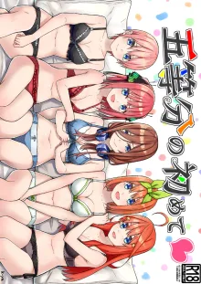 Gotoubun no Hajimete, English