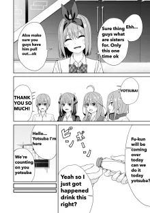 Gotoubun no Hajimete, English