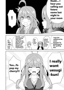 Gotoubun no Hajimete, English