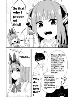 Gotoubun no Hajimete, English