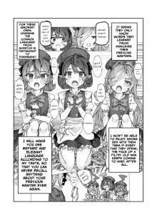 Dorei o Choukyou shite Harem Tsukuru ~Sodateta Dorei-tachi to Junai Harem H suru made no Hanashi~ "Manga Ban" | Training My Servants To Create A Harem, English