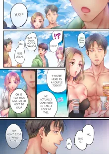 Netori Esthe de, Konya, Tsuma ga.... | I Can't Resist His Massage! Cheating in Front of My Husband's Eyes Vol. 1-9 (decensored), English