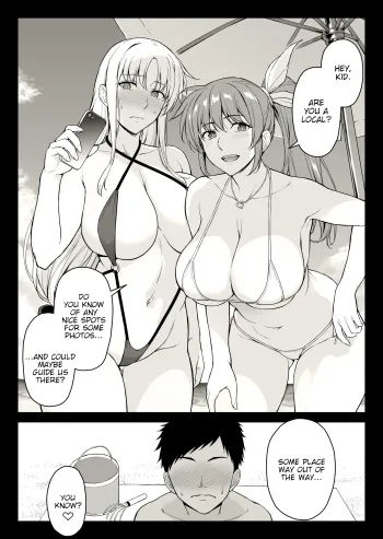 Ecchi na Onee-san-tachi ni Beach de Gyakunansareta Ken, English