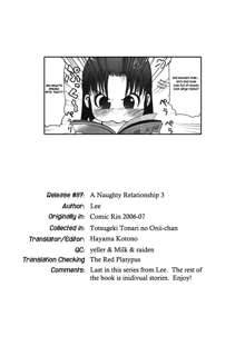 Totsugeki Tonari no Onii-chan - Charge the Brother of neighboring house Ch. 1-3, English