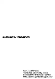 HONEY SAIDS, English