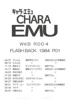 キャラエミュ W☆BR006 FLASH BACK1984 P02, 日本語