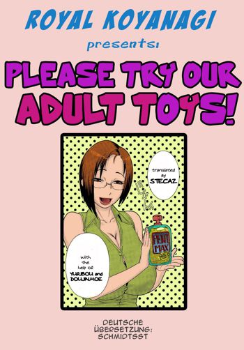 Meshimase! Adult Toys | Please Try Our Adult Toys, Deutsch