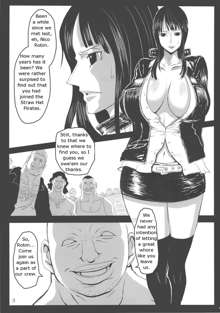 Metabolism OP Kyonyuu Kyoshiri Shoufu Nico Robin no Keshi Tai Kako | The Tale of the Big-busted, Big-assed Archaeologist Nico Robin's UNKNOWN PAST, English