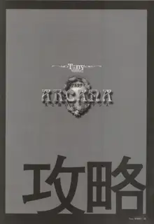 Tony WORKS 御魂～忍～／ARCANA～光と闇のエクスタシス～二作品原画集, 日本語