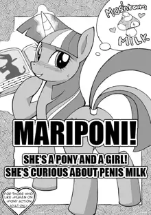 Mari Pony! Pony Datte Onnanoko! Ochinpo Milk ni Kyoumishinshin | She's a Pony and a Girl! She's Curious about Penis Milk, English