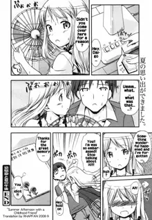 Osananajimi to Natsu no Gogo | Summer afternoon with a Childhood Friend, English