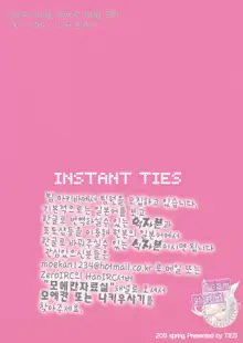 INSTANT TIES, 한국어