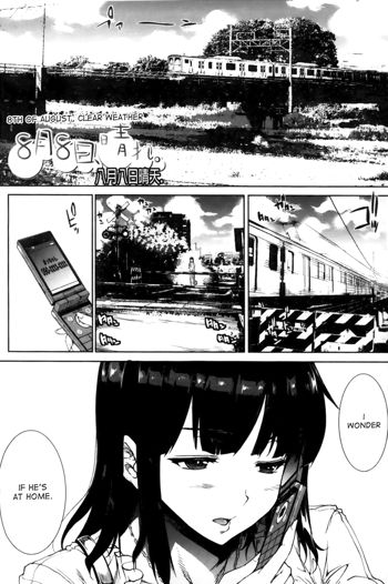 8-gatsu 8-ka, Hare. | 8th of August, Clear Weather, English