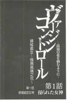 Virgin Control ~Takane no Hana o Tsumu you ni~ [Kanzenban] | Virgin Control ～將高嶺之花摘取下來了～ 【完全版】, 中文