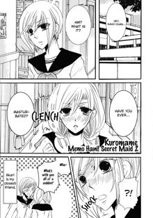 Memo Hani! Secret Maid 2, English