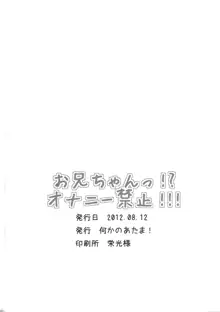 お兄ちゃん!?オナニー禁止!!!, 日本語