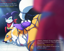 Renamon o Impmon to Guilmon ga Ryoujoku Shichau Ohanashi | The Story of how Impmon and Guilmon did Renamon, English