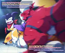 Renamon o Impmon to Guilmon ga Ryoujoku Shichau Ohanashi | The Tale of Renamon, Ravaged by Impmon and Guilmon, English