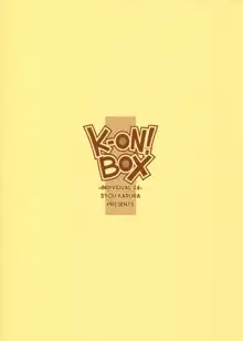 K-ON! BOX, English