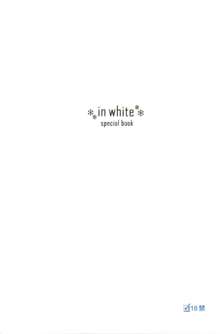 in white 初回限定 ～special book～, 日本語