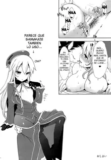 Shimakaze... A, Atago-chan deshita ka..., Español