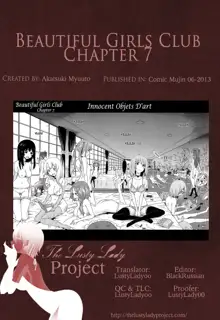 Bishoujo Club | Beautiful Girls Club Ch. 7-10, English