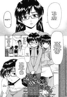 Shojo to Hishojo to Doutei to | Virgin Girl, Non-Virgin Girl and Virgin Boy (decensored), English