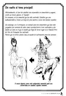 Centaur Musume de Manabu Hajimete no Thoroughbred | Aprendiendo con las Chicas Centauro Introducción a las Purasangre, Español