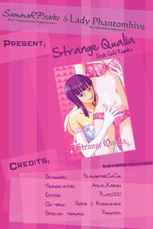 Strange Qualia, English