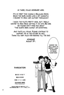 THREATEN, English