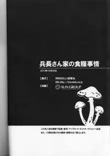 兵長さん家の食糧事情, 日本語