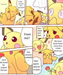 Pikachu Kiss Pichu, English