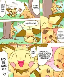 Pikachu Kiss Pichu, Español