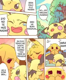 Pikachu Kiss Pichu, Español