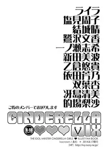 CINDERELLA MIX, 日本語