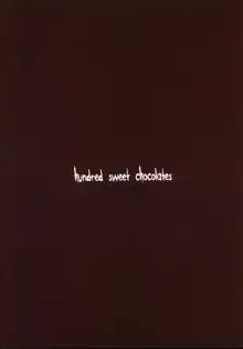 hundred sweet chocolates, 日本語