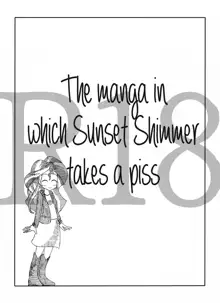 Twi to Shimmer no Ero Manga | The Manga In Which Sunset Shimmer Takes A Piss, English