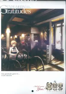 TYPE-MOON Calendar 2009, 日本語