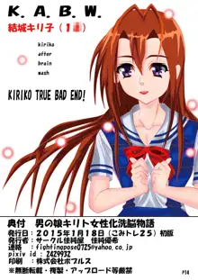 男の娘キリ○女性化洗脳物語, 日本語