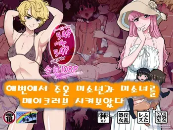 Hamabe de Hirotta Shounen to Shoujo o Make Love Sasete Mita, 한국어