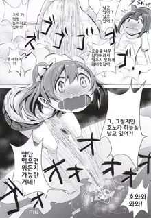 Oshikko ga Kimochiyo Sugite Sora o Tobu Koto ni Seikou Shita Oshikko Honoka-chan, 한국어