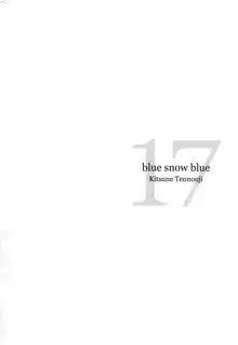 blue snow blue scene.17, English